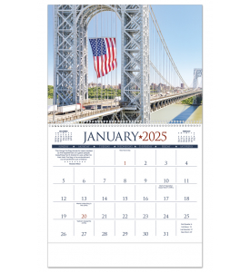 I Love America Calendar