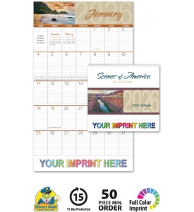 Scenes of America Big Memo Block Calendar