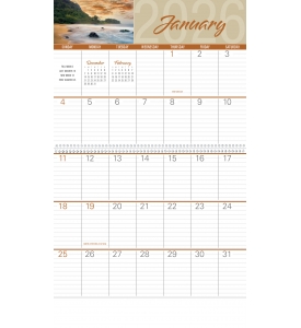 Scenes of America Big Memo Block Calendar