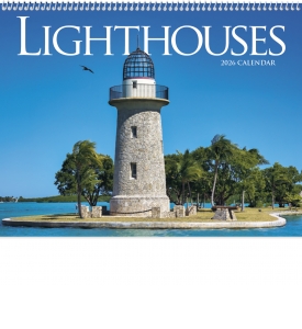 Lighthouses Spiral Calendar