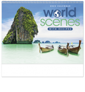 World Scenes with Recipe Calendars