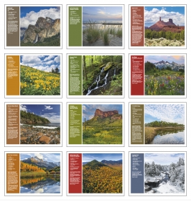 America the Beautiful with Recipes Calendar