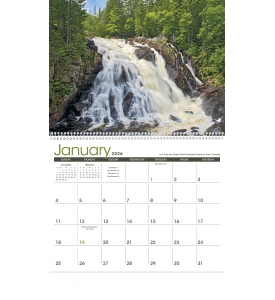 Waterfalls Calendar