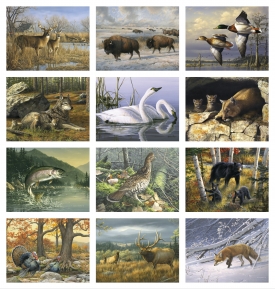 Wildlife Art by the Hautman Brothers Calendar
