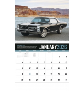 Muscle Cars Calendar