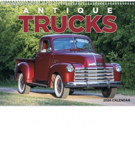 Antique Trucks Spiral Calendar