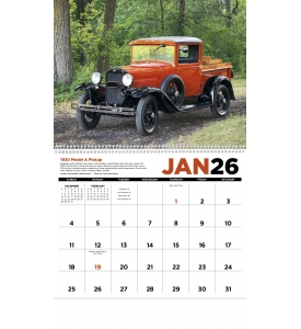 Antique Trucks Spiral Calendar