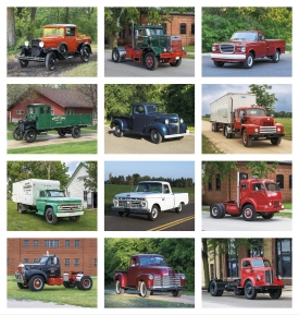 Antique Trucks Spiral Calendar