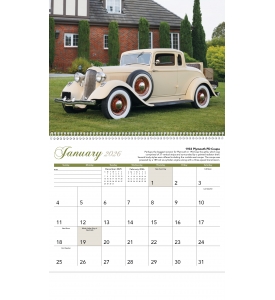 Antique Cars Calendar