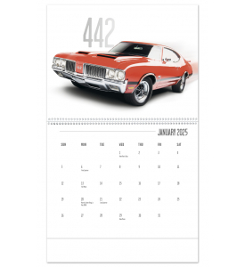 Classic Muscle Cars Calendar
