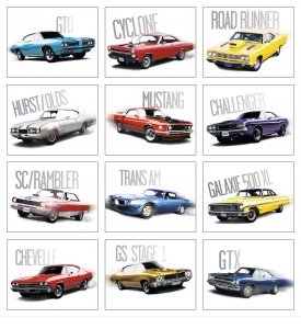 Classic Muscle Cars Calendar