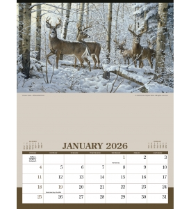 Wildlife Art (12 Sheet) Calendar