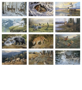 Wildlife Art (12 Sheet) Calendar