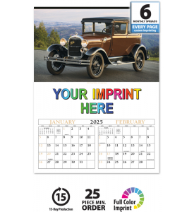 Antique Cars (6-Sheet) Calendar