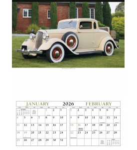 Antique Cars (6-Sheet) Calendar