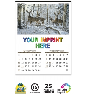 Wildlife Art (6 Sheet) Calendar