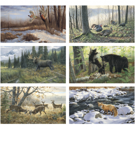 Wildlife Art (6 Sheet) Calendar