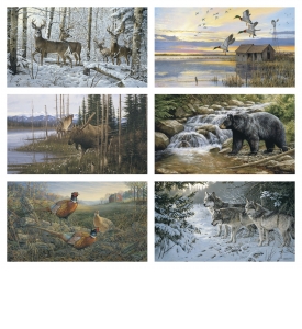 Wildlife Art (6 Sheet) Calendar