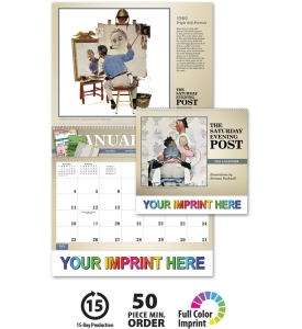The Saturday Evening Post by Norman Rockwell, Large Pocket Calendar