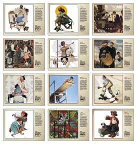 The Saturday Evening Post by Norman Rockwell, Large Pocket Calendar