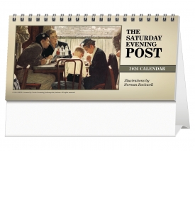 The Saturday Evening Post by Norman Rockwell Desk Calendar