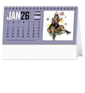 The Saturday Evening Post Desk Calendar
