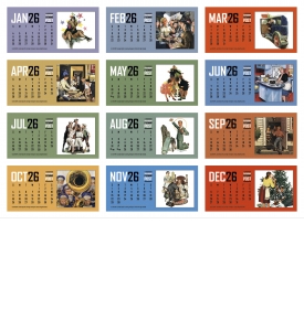 The Saturday Evening Post Desk Calendar