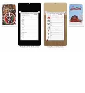 Weekly Board Calendars - SOLID COLORS