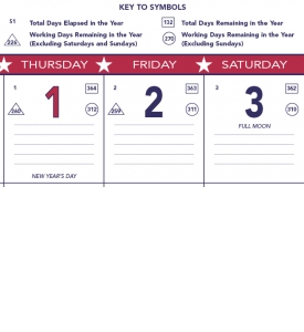 Contractor Memo Calendar, Patriotic