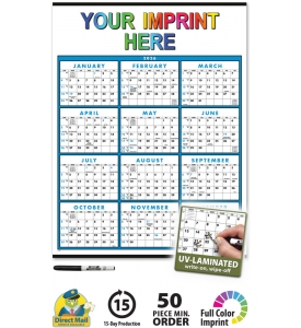 Span-A-Year (Laminated) Calendar