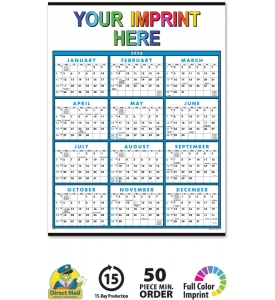 Span-A-Year (Non-Laminated) Calendar