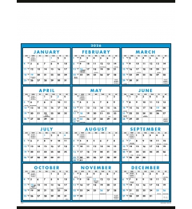 Span-A-Year (Non-Laminated) Calendar