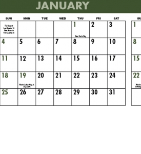 Scenic Span-A-Year Calendar
