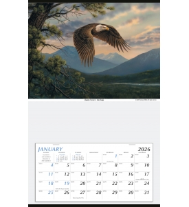 Large Hanger Calendar with 12-Month Grid