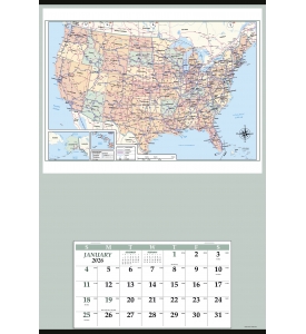 Jumbo Hanger Calendar with 12-Month Grid