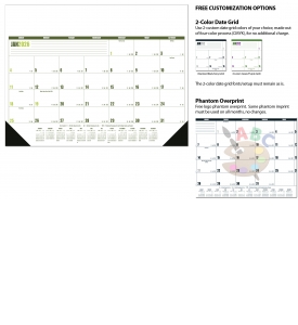 Desk Pad Calendar; Multi-Colored (Top Ad)