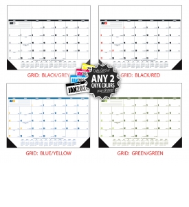 Desk Pad Calendar; Multi-Colored (Top Ad)