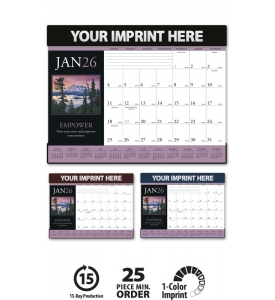 Motivations Vinyl Desk Pad Calendar