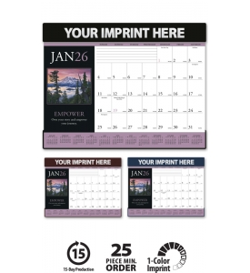 Vinyl Desk Pad Calendar, Motivations