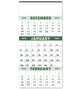 3-Month Planner (12-sheet) Calendar
