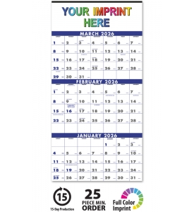 3-Month Planner (4-sheet) Calendar