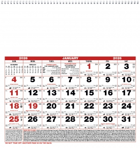 Almanac Calendar, Small