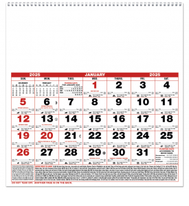 Almanac Calendar, Small