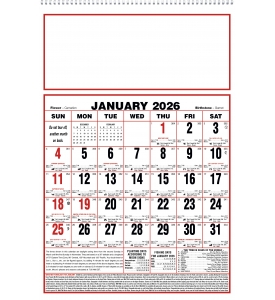 Almanac Calendar, Large