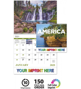 Landscapes Of America Spiral Calendar