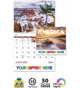 Landscapes Of America Spiral Calendar
