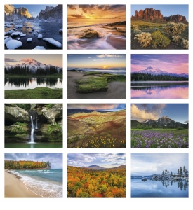 Landscapes Of America Spiral Calendar