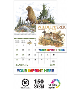 Wildlife Trek Spiral Calendar
