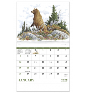 Wildlife Trek Spiral Calendar