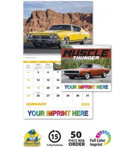 Muscle Thunder Spiral Calendar